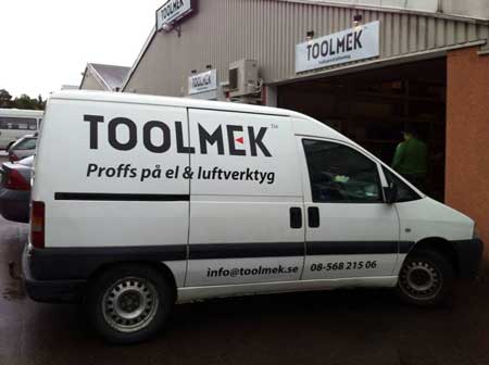 Vi hämtar och lämnar verktyg i Stockholmsområdet